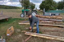 Porządki wokół Domku Myśliwskiego