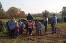 Przedszkolaki w Domku Myśliwskim